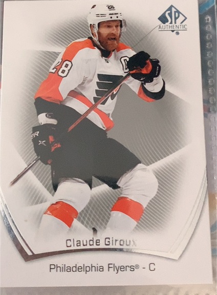 2021-22 SP Authentic #18 Claude Giroux — front