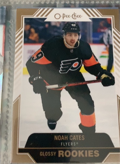 2022-23 O-Pee-Chee #R-2 Noah Cates Glossy Rookies — front