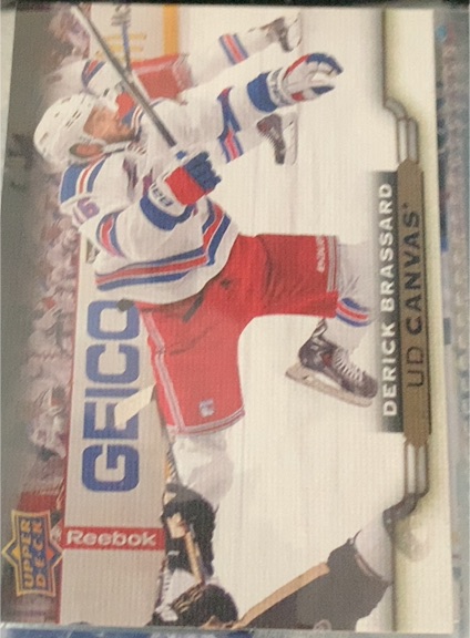 2015-16 Upper Deck UD Canvas #C59 Derick Brassard — front