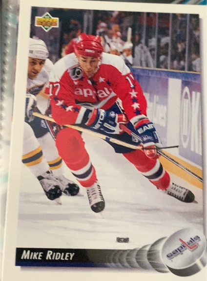1992-93 Upper Deck #173 Mike Ridley — front