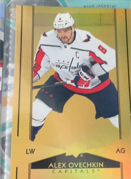 2021-22 Upper Deck Tim Hortons Gold Etchings #G-3 Alex Ovechkin — front