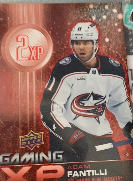 2024-25 Upper Deck Series 1 Gaming XP #GXP-12 Adam Fantilli — front