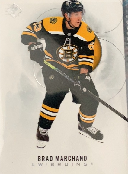 2020-21 Upper Deck SP Authentic #35 Brad Marchand — front