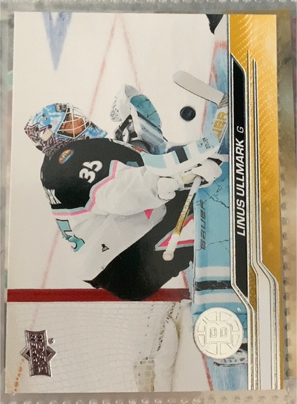 2023-24 Upper Deck Extended #664 Linus Ullmark — front