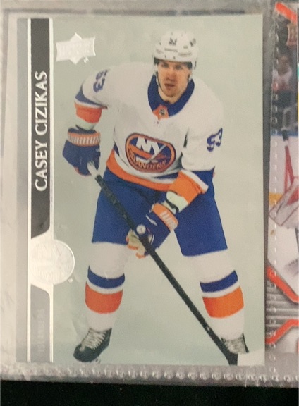 2020-21 Upper Deck #586 Casey Cizikas — front