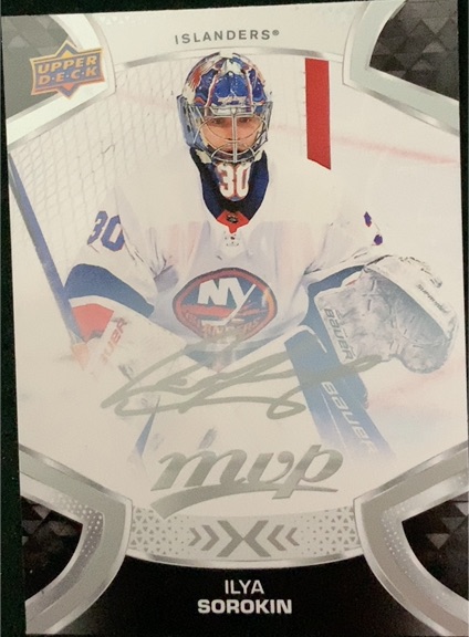 2021-22 Upper Deck MVP #30 Ilya Sorokin — front
