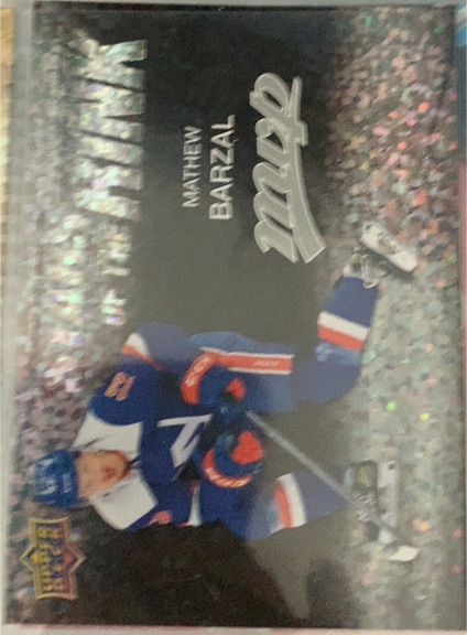 2023-24 Upper Deck MVP Stars of the Rink #SS-12 Mathew Barzal — front