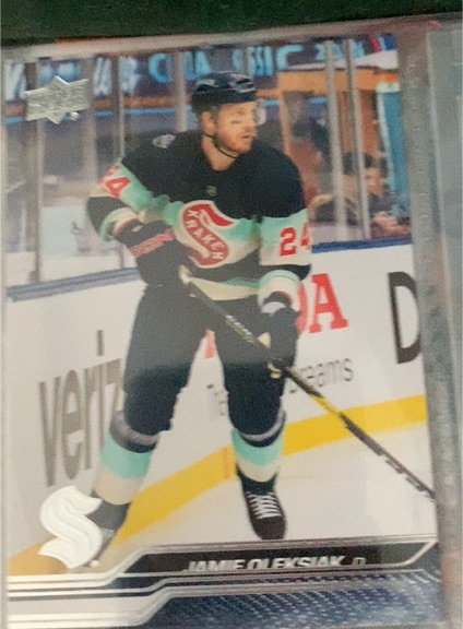 2023-24 Upper Deck Extended Series #622 Jamie Oleksiak Seattle Kraken — front
