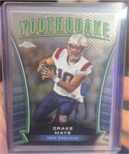 2024 Topps Chrome #Y-2 Drake Maye Youthquake Rookie — front