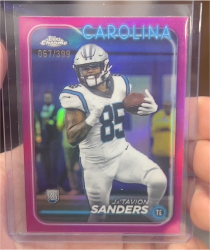 2024 Topps Chrome #223 Ja'Tavion Sanders — front