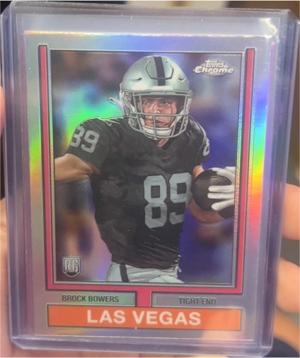 2024 Topps Chrome #74TF-12 Brock Bowers — front