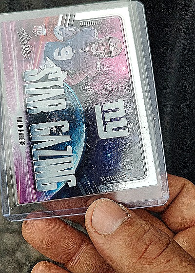2024 Panini Absolute #SG-MNS Malik Nabers Star Gazing — front
