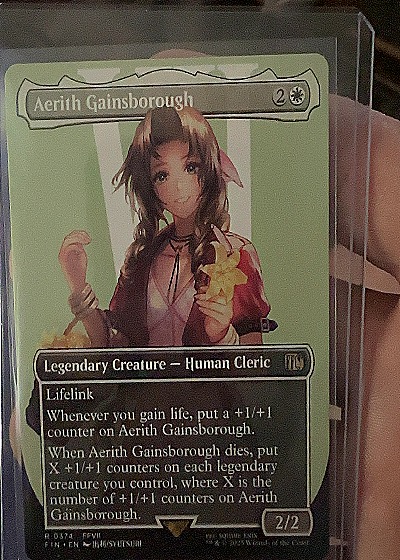 Magic: The Gathering - Final Fantasy - Aerith Gainsborough - 374 (Borderless) — front