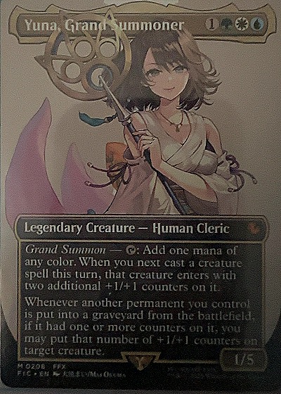 Final Fantasy 2023 #0208 Yuna, Grand Summoner — front