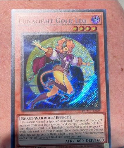 2020 Yu-Gi-Oh! DUAD-EN005 Lunalight Gold Leo — front
