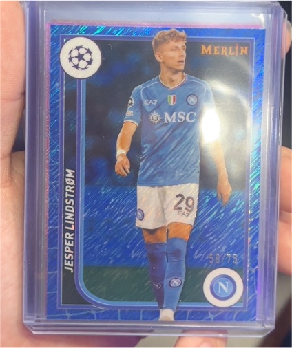 2023-24 Topps Merlin UEFA #126 Jesper Lindstrom — front
