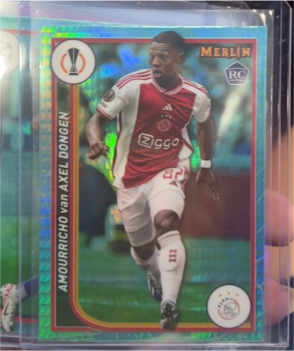 2023-24 Topps Merlin UEFA Club Competitions #9 Amourricho van Axel Dongen — front