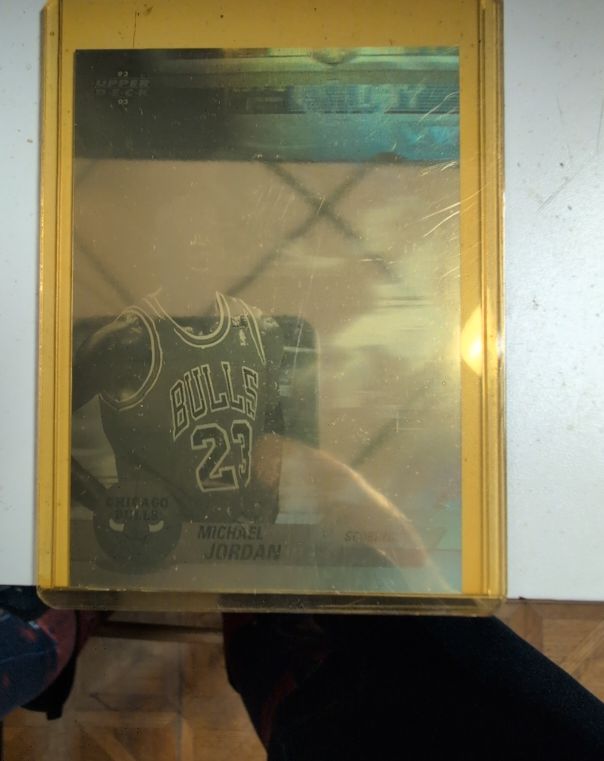 1992-93 Upper Deck Award Winner Hologram #AW1 Michael Jordan — front