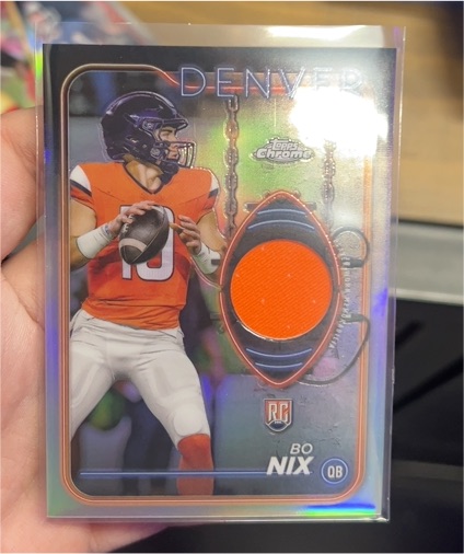2024 Topps Chrome #CRR-BN Bo Nix — front