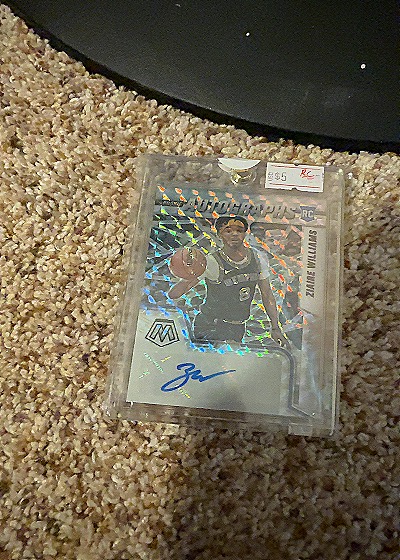 2021 Panini Mosaic Autographs Mosaic #AM-ZW Ziaire Williams — front