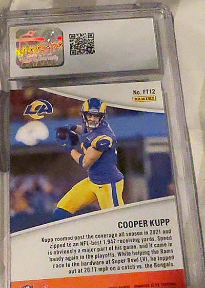 2022 Panini Donruss Elite Full Throttle #FT12 Cooper Kupp — back