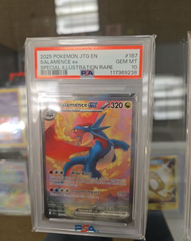 2025 Pokémon TCG Journey Together #187 Salamence ex Special Illustration Rare — front