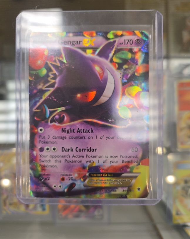 2014 Pokémon Gengar EX 34/119 XY-Phantom Forces — front