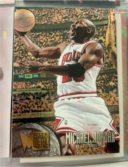 1995-96 Fleer Metal #13 Michael Jordan — front