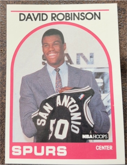 1989 NBA Hoops #138 David Robinson — front