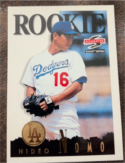 1995 Score Summit #141 Hideo Nomo Rookie — front