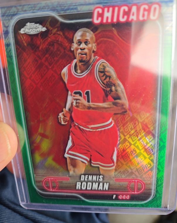 2024-25 Topps Chrome #95 Dennis Rodman Chicago Bulls — front