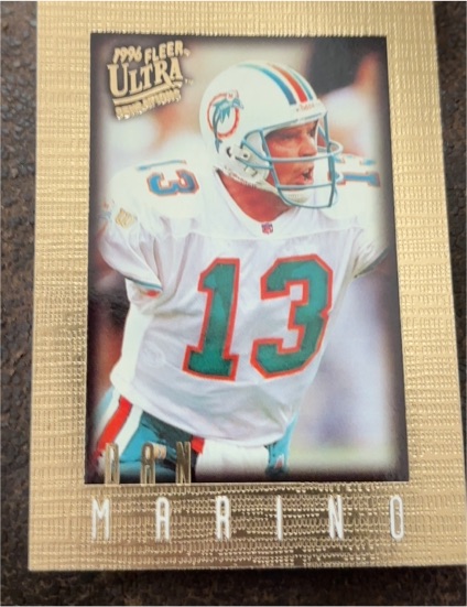 1996 Fleer Ultra Sensations #56 Dan Marino — front