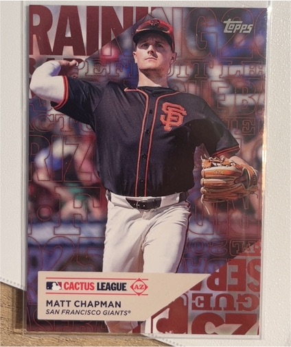 2025 Topps Series 1 #TG-25 Matt Chapman Training Grounds — front
