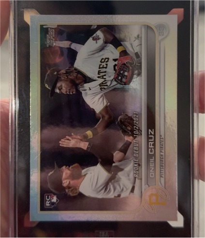2022 Topps Update #US113 Oneil Cruz — front
