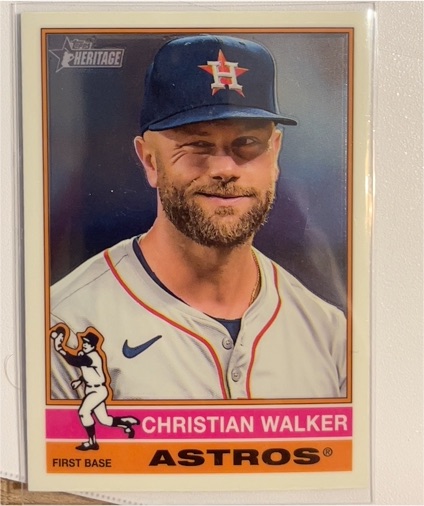 2025 Topps Heritage #110 Christian Walker — front