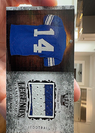 2024 Sportkings Legends Game Worn Materials Ty Detmer BYU Cougars #LSM-88 Patch — front