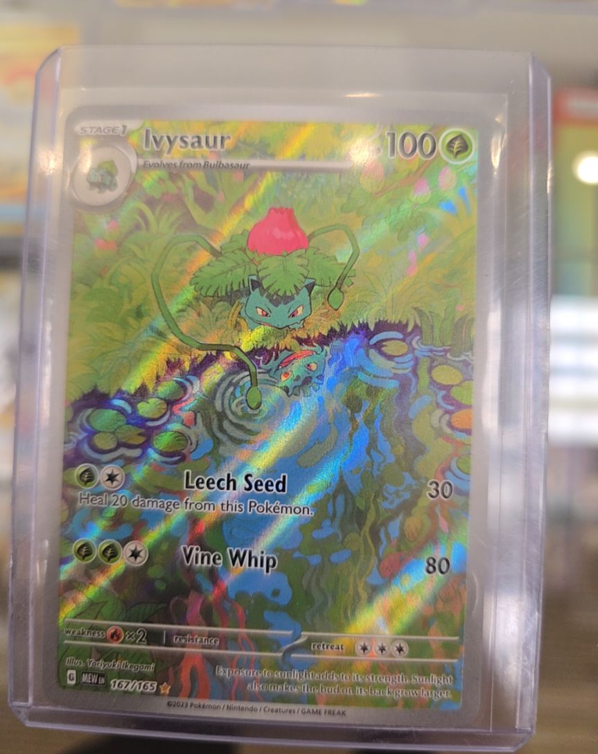 2023 Pokémon Scarlet & Violet 151 #167/165 Ivysaur Illustration Rare — front