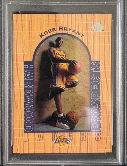 1996 Upper Deck UD3 #19 Kobe Bryant Hardwood Prospects Rookie Card — front