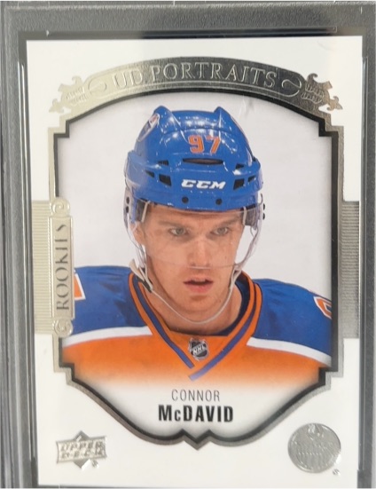 2015-16 Upper Deck UD Portraits #P-100 Connor McDavid Rookie — front