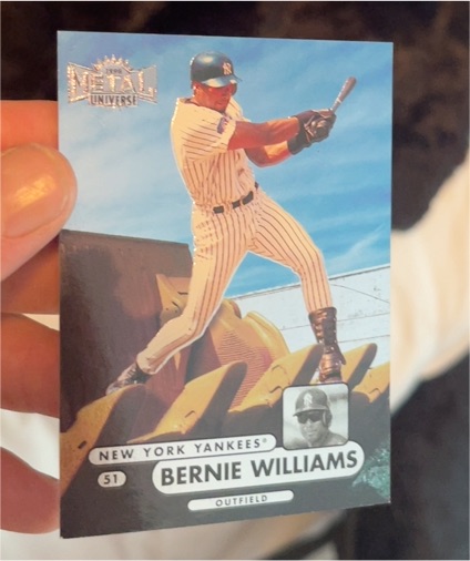 1998 Fleer Metal Universe #11 Bernie Williams — front