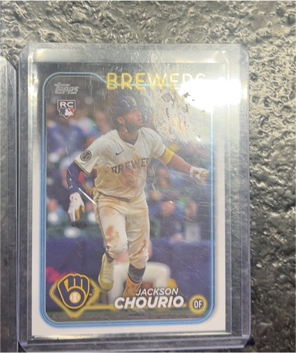 2024 Topps Update #US240 Jackson Chourio — front