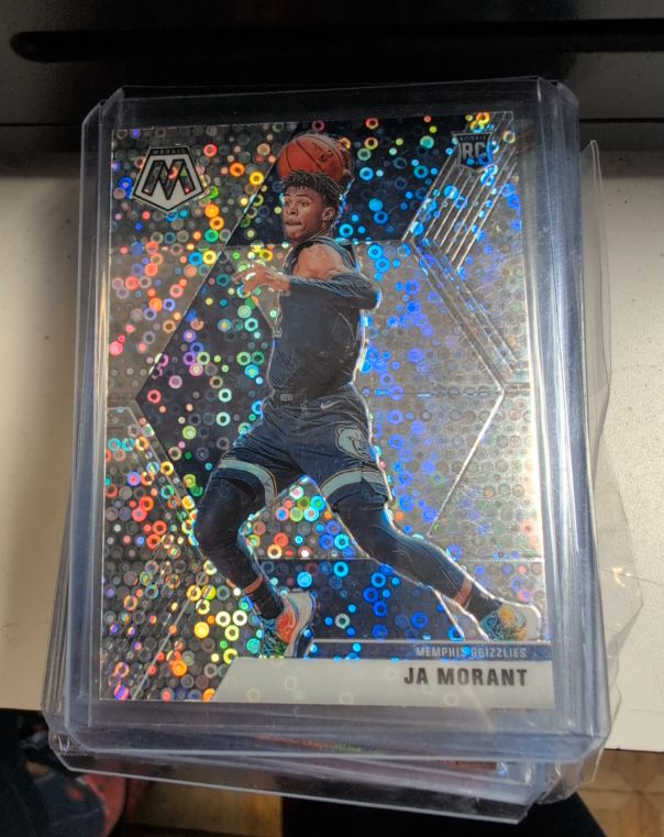 2019-20 Panini Mosaic #219 Ja Morant Fast Break Silver RC — front