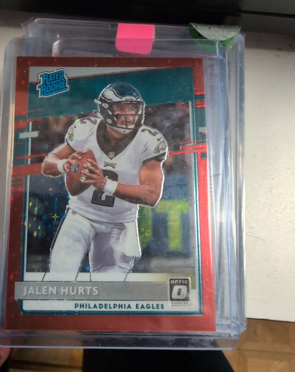 2020 Donruss Optic #164 Jalen Hurts Rated Rookie — front