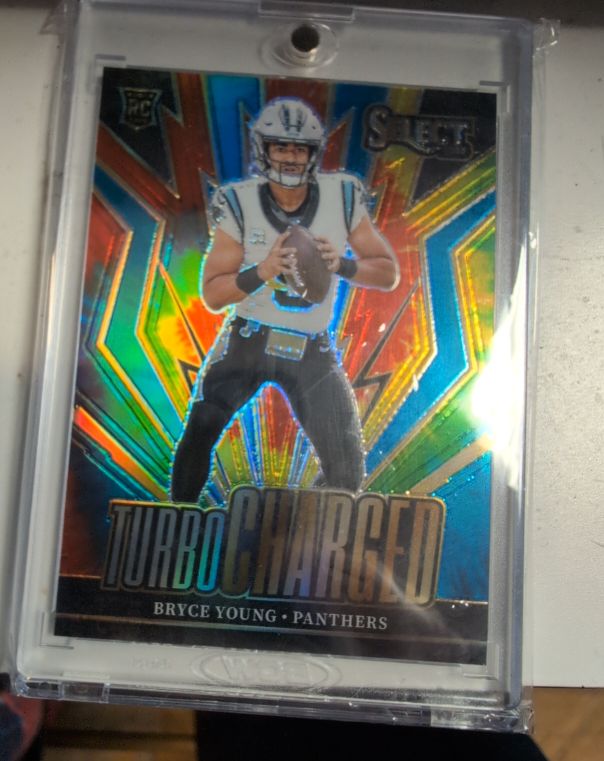 2023 Panini Select #TUR-BYO Bryce Young Turbocharged — front