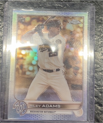 2022 Topps Chrome #103 Riley Adams — front