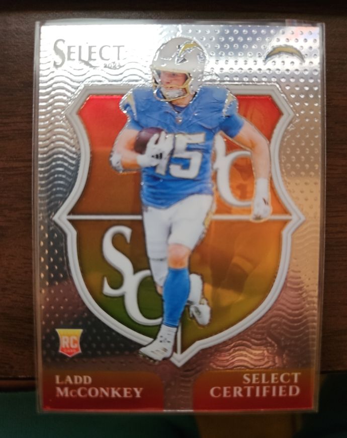 2024 Panini Select #16 Ladd McConkey Select Certified Rookie — front