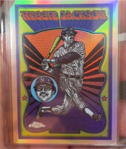 2025 Topps Chrome Ultra Violet All-Stars #UV-14 Reggie Jackson — front