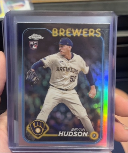2024 Topps Chrome Update #USC169 Bryan Hudson — front