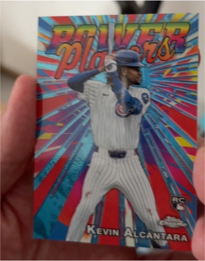 2025 Topps Chrome #PP-18 Kevin Alcantara Power Players Rookie — front