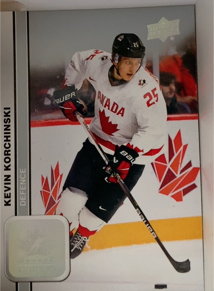 2023-24 Upper Deck #18 Kevin Korchinski — front